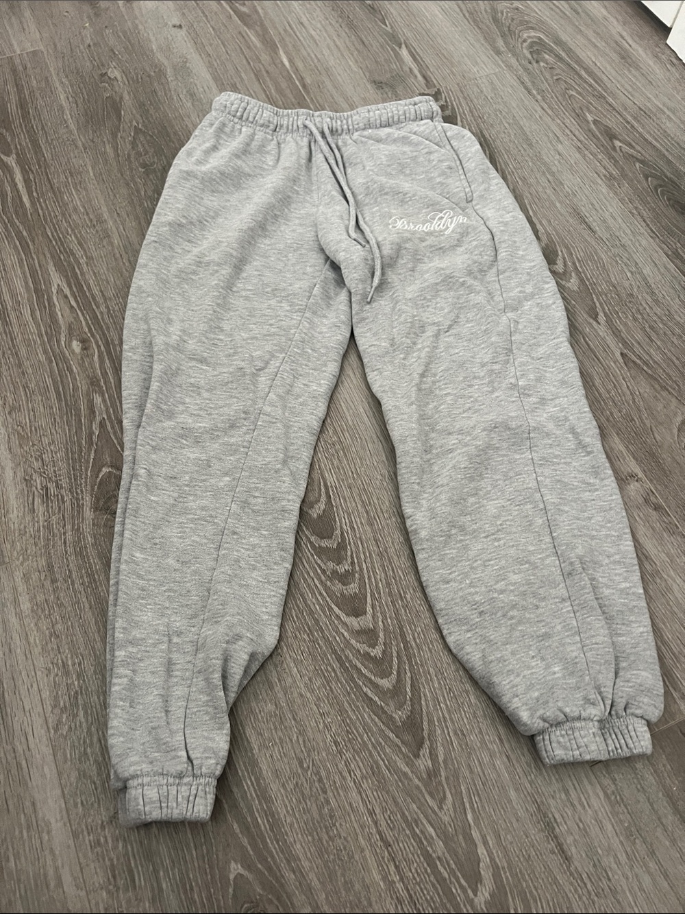 Urban Outfitters Light Gray Kids Sweatpants with Drawstring